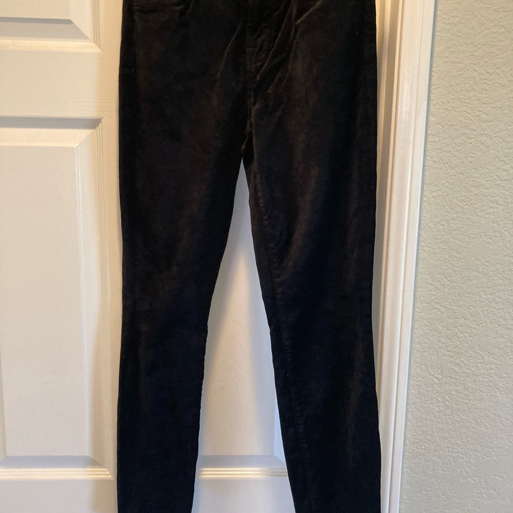 7 For All Mankind Guenevere Velvet Skinny Ankle pant